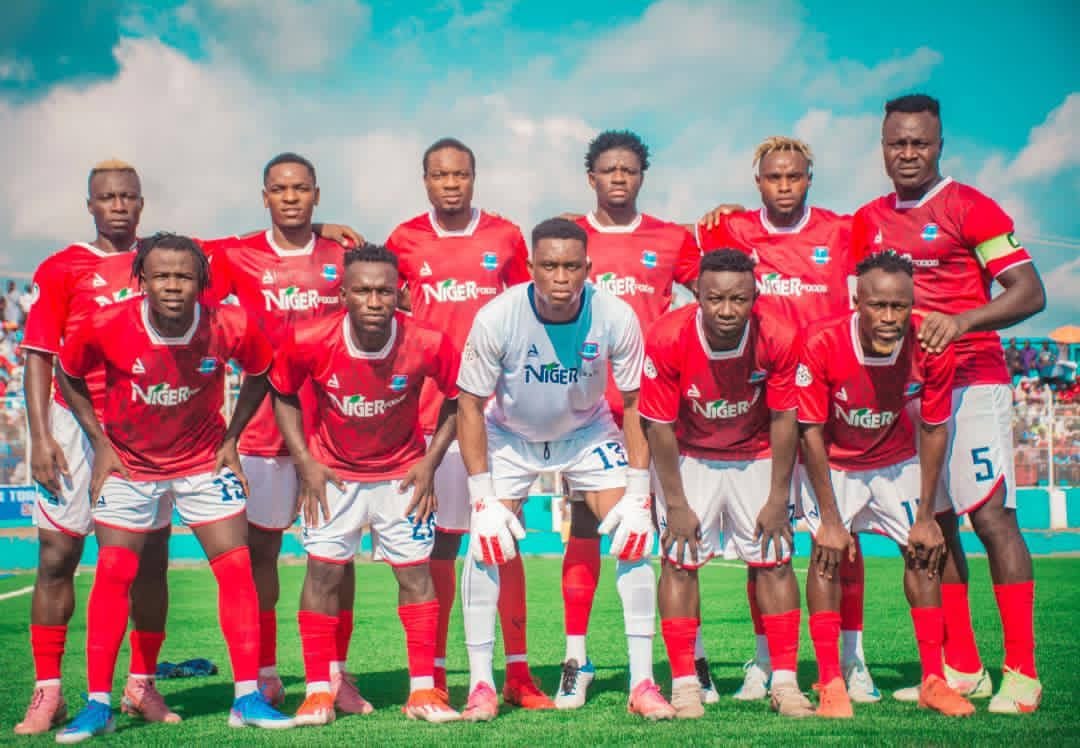 Niger Tornadoes starting lineup against Enyimba